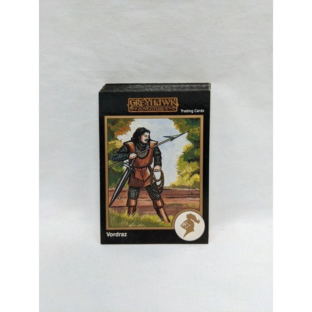 Lot Of (19) TSR 1992 Series Greyhawk Adventures Cards Gold Border